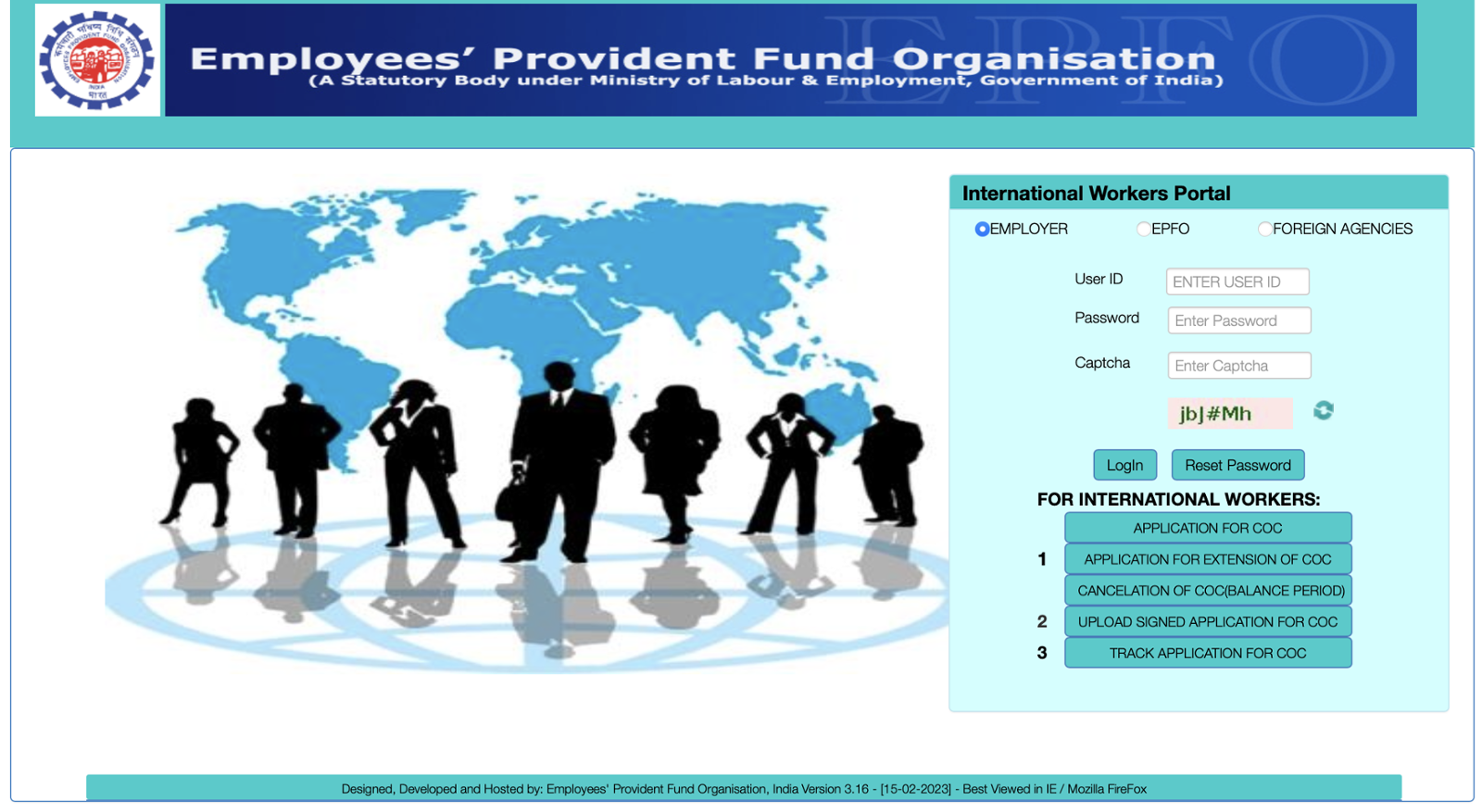 EPF Certificate of Coverage for working abroad